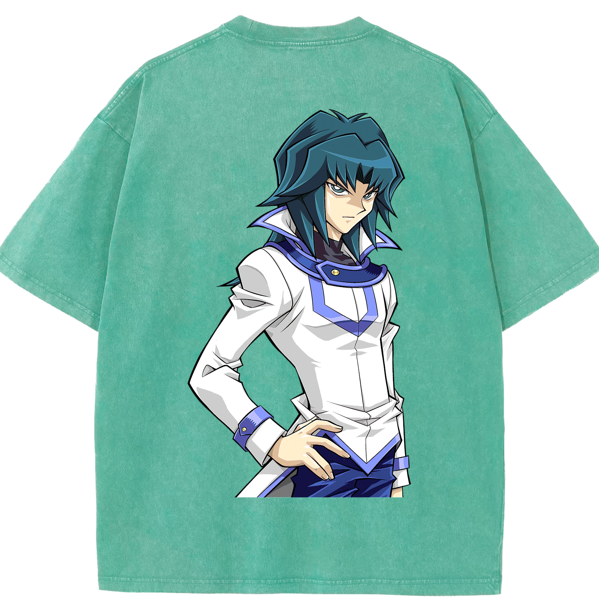 （画像用） 遊☆戯☆王 Yu-Gi-Oh! 綿100% ヴィンテージ風 半袖Tシャツ（背面プリント）